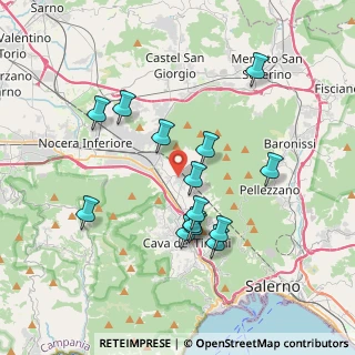 Mappa Via Giuseppe Lamberti, 84013 Cava de' Tirreni SA, Italia (3.74071)