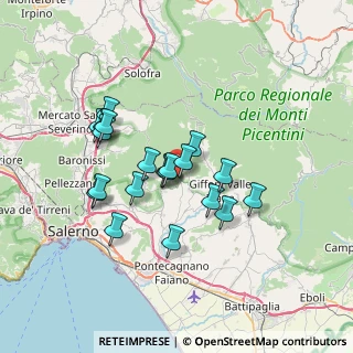 Mappa Via Gaetano Costabile, 84090 Giffoni sei Casali SA, Italia (6.318)