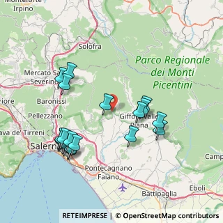 Mappa Via Gaetano Costabile, 84090 Giffoni sei Casali SA, Italia (8.7265)