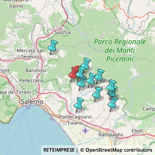 Mappa Via Gaetano Costabile, 84090 Giffoni sei Casali SA, Italia (5.85083)