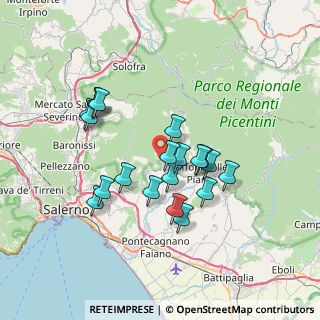 Mappa Via Gaetano Costabile, 84090 Giffoni sei Casali SA, Italia (6.701)