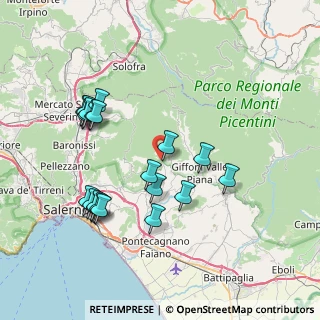 Mappa Via Gaetano Costabile, 84090 Giffoni sei Casali SA, Italia (8.414)