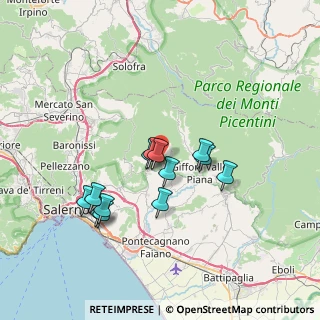 Mappa Via Gaetano Costabile, 84090 Giffoni sei Casali SA, Italia (6.65923)