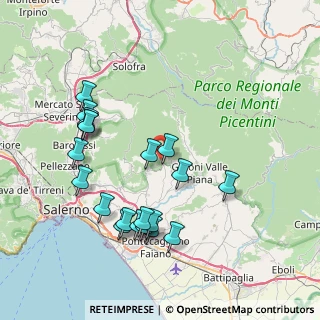 Mappa Via Gaetano Costabile, 84090 Giffoni sei Casali SA, Italia (8.757)