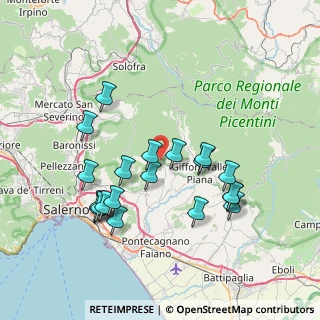 Mappa Via Gaetano Costabile, 84090 Giffoni sei Casali SA, Italia (7.9835)