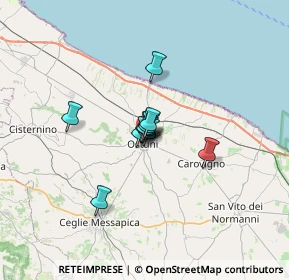 Mappa Via Amerigo Vespucci, 72017 Ostuni BR, Italia (3.45364)