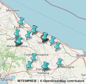 Mappa Via F. de Dominicis, 72017 Ostuni BR, Italia (14.6045)
