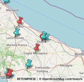 Mappa Via F. de Dominicis, 72017 Ostuni BR, Italia (24.932)