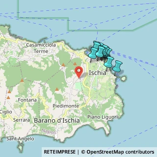 Mappa Via Bosco dei Conti, 80070 Barano D'ischia NA, Italia (1.625)