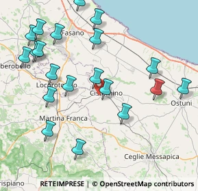 Mappa Contrada Barbagiulo, 72014 Cisternino BR, Italia (10.0025)