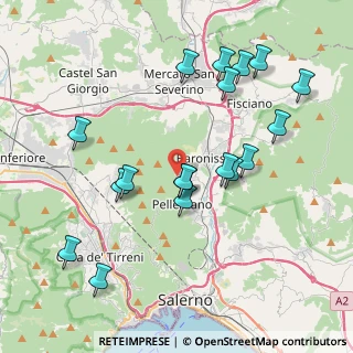 Mappa Via Cavatelle, 84081 Baronissi SA, Italia (4.45889)