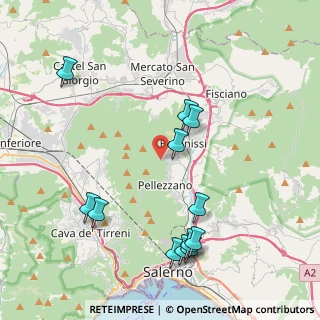 Mappa Via Cavatelle, 84081 Baronissi SA, Italia (4.86167)
