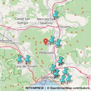 Mappa Via Cavatelle, 84081 Baronissi SA, Italia (5.81154)