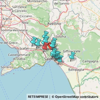 Mappa Via Cavatelle, 84081 Baronissi SA, Italia (8.015)