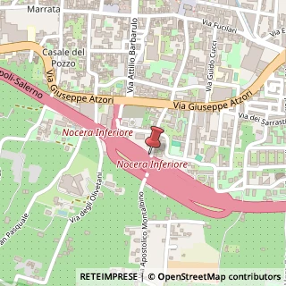 Mappa Via Gustavo Origlia, n° 34, 84014 Nocera Inferiore, Salerno (Campania)