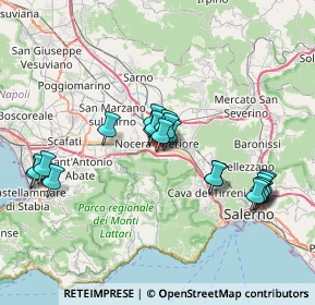 Mappa Via Jacopo Sannazzaro, 84014 Nocera Inferiore SA, Italia (7.6105)