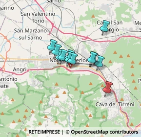 Mappa Via Raffaele Grimaldi, 84014 Nocera Inferiore SA, Italia (2.29)