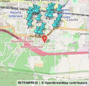 Mappa Via Raffaele Grimaldi, 84014 Nocera Inferiore SA, Italia (0.558)