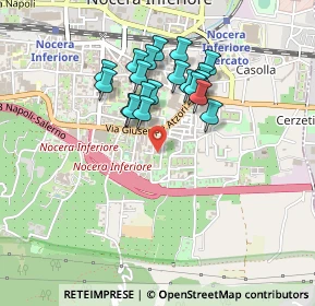 Mappa Via Raffaele Grimaldi, 84014 Nocera Inferiore SA, Italia (0.402)