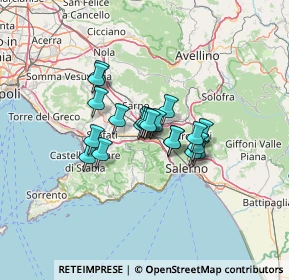 Mappa Via Raffaele Grimaldi, 84014 Nocera Inferiore SA, Italia (8.9555)