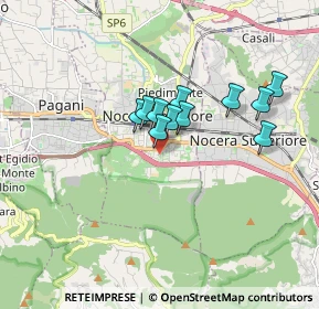 Mappa Via Raffaele Grimaldi, 84014 Nocera Inferiore SA, Italia (1.36091)