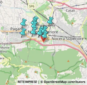 Mappa Via Jacopo Sannazzaro, 84014 Nocera Inferiore SA, Italia (1.29083)