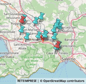 Mappa Via Montalbino Apostolico, 84014 Nocera Inferiore SA, Italia (6.16118)