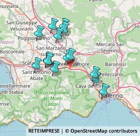 Mappa Via Montalbino Apostolico, 84014 Nocera Inferiore SA, Italia (6.634)