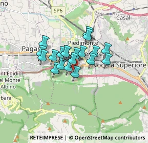 Mappa Via Montalbino Apostolico, 84014 Nocera Inferiore SA, Italia (1.185)