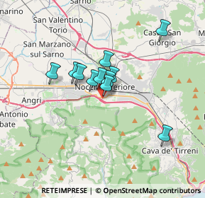 Mappa Via Montalbino Apostolico, 84014 Nocera Inferiore SA, Italia (2.56909)