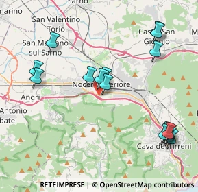 Mappa Via Montalbino Apostolico, 84014 Nocera Inferiore SA, Italia (4.832)