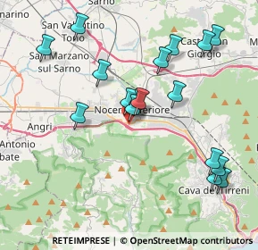 Mappa Via Montalbino Apostolico, 84014 Nocera Inferiore SA, Italia (4.35824)