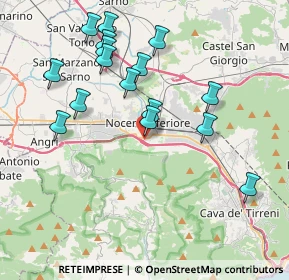 Mappa Via Montalbino Apostolico, 84014 Nocera Inferiore SA, Italia (4.2675)