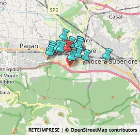 Mappa Via Francesco Balestrino, 84014 Nocera Inferiore SA, Italia (1.06667)