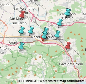 Mappa Via Francesco Balestrino, 84014 Nocera Inferiore SA, Italia (3.98273)