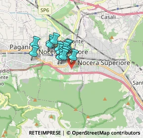 Mappa Via Alberto Mazzeo, 84014 Nocera Inferiore SA, Italia (1.23143)