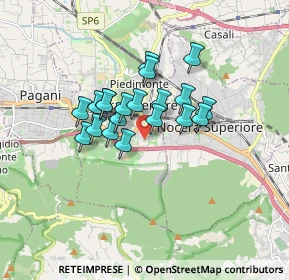 Mappa Via Alberto Mazzeo, 84014 Nocera Inferiore SA, Italia (1.304)