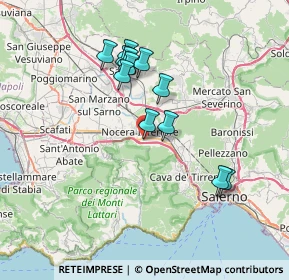 Mappa Via Alberto Mazzeo, 84014 Nocera Inferiore SA, Italia (6.80083)