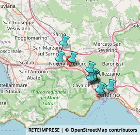 Mappa Via Alberto Mazzeo, 84014 Nocera Inferiore SA, Italia (6.345)