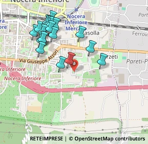 Mappa Via Alberto Mazzeo, 84014 Nocera Inferiore SA, Italia (0.5505)