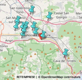 Mappa Via Alberto Mazzeo, 84014 Nocera Inferiore SA, Italia (3.94917)