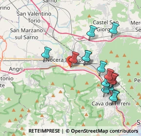Mappa Via Alberto Mazzeo, 84014 Nocera Inferiore SA, Italia (4.33375)