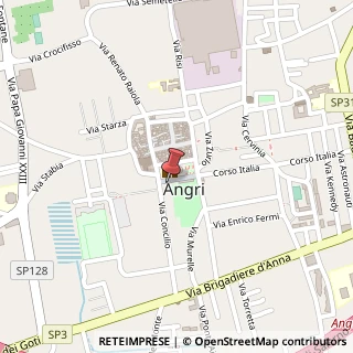 Mappa Piazza Doria, 84012 Angri, Salerno (Campania)