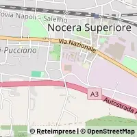 Kaart Nocera Superiore