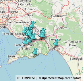 Mappa Via Pietro de Concilis, 84014 Nocera Inferiore SA, Italia (9.9725)