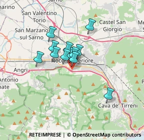 Mappa Via Pietro de Concilis, 84014 Nocera Inferiore SA, Italia (2.48333)