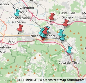 Mappa Via Pietro de Concilis, 84014 Nocera Inferiore SA, Italia (3.06417)