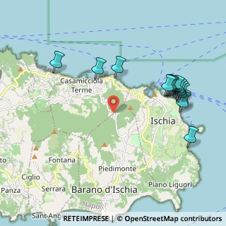 Mappa Via Cretaio, 80070 Barano D'ischia NA, Italia (2.45714)