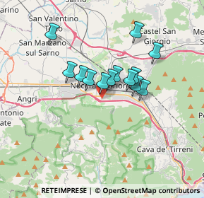 Mappa Via Matrognana, 84014 Nocera Inferiore SA, Italia (2.72385)