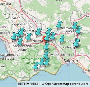 Mappa Via Matrognana, 84014 Nocera Inferiore SA, Italia (7.7455)
